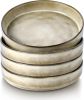 Set of 4 Large Shallow Stoneware Bowls