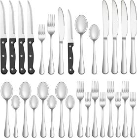 24-Piece Stainless Steel Flatware Set