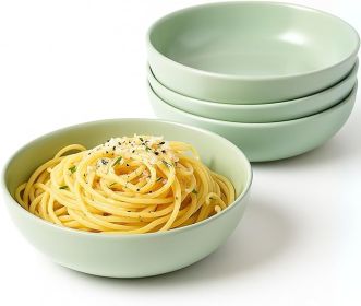 40 oz Ceramic Pasta Bowls Set of 4 – Extra-Large Stoneware