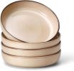 Large Ceramic Serving Bowls with Double Reactive Glaze