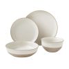 16-Piece Dinnerware Set, Cream