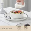 12-Piece Plates and Bowls Dinnerware Set