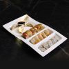 Fine China Taco Plates Set of 2 – White Stackable Serving Plates