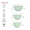 3-Piece Nesting Mixing Bowls Set, Green