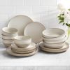 16-Piece Dinnerware Set, Cream