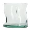 Set of 2 Green Wavy Old-Fashioned Glasses – 11.5 oz
