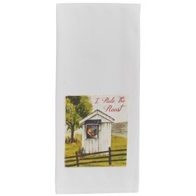 I RULE THE ROOST PRINTED DISHTOWEL