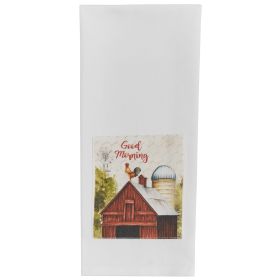 GOOD MORNING PRINTED DISHTOWEL