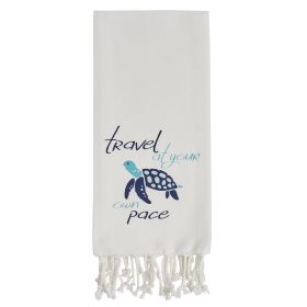TRAVEL AT YOUR OWN PACE DISHTOWEL