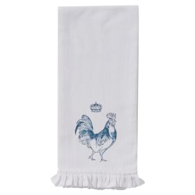 ROOSTER WITH CROWN DISHTOWEL