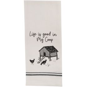 LIFE IS GOOD DISHTOWEL