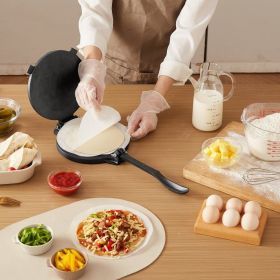 8" Cast Iron Tortilla Press and Pan (Option: Black)