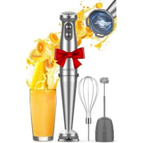 KOIOS Upgraded Anti-Scratch 3-in-1 Handheld Immersion Blender (Option: Silver)